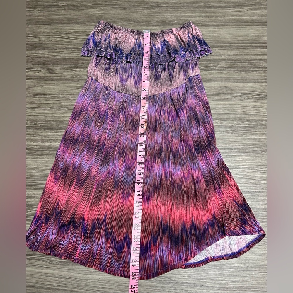 Garage Purple & Pink Tye Dye Dress Size S/P - Picture 2 of 5